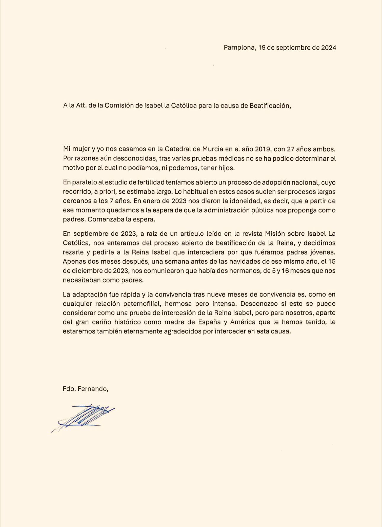 Carta Pamplona (septiembre 2024)