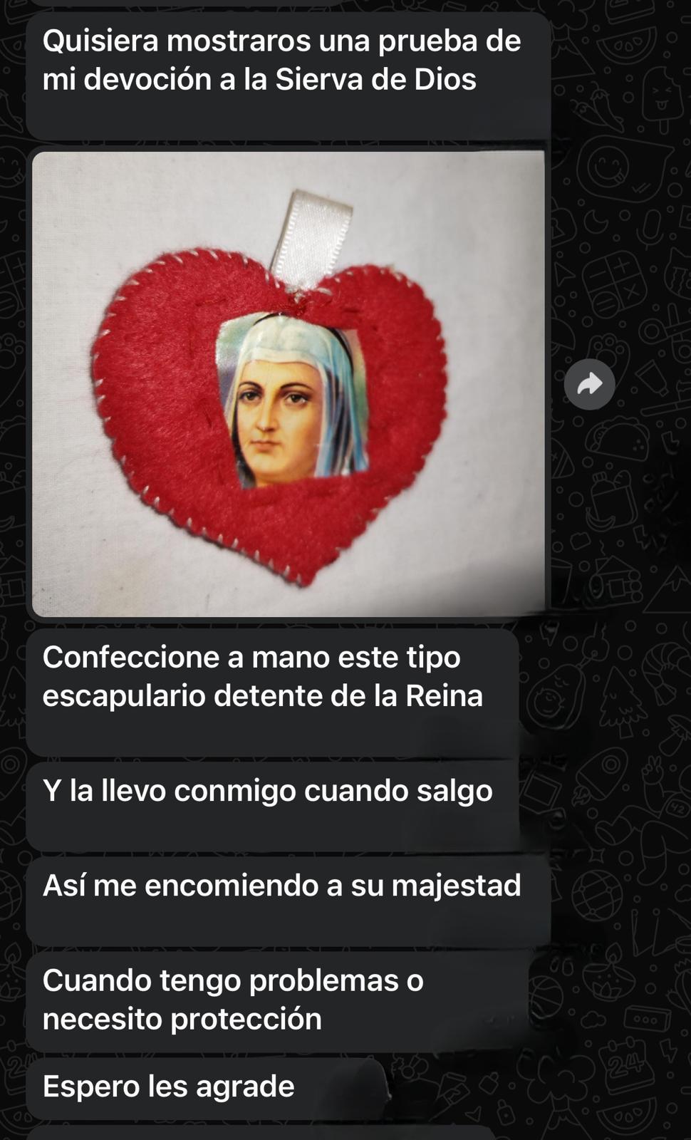 Testimonio (escapulario/detente)